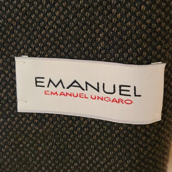 Emanuel Ungaro Wool Three Button Tweed Sport Coat /Jacket - 40R -NEW - Picture 4 of 12